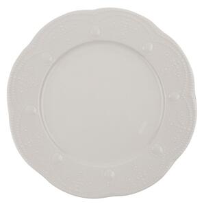 Jídelní sada 24 ks krémová/porcelán