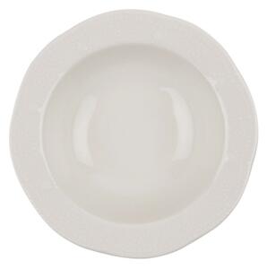 Jídelní sada 24 ks krémová/porcelán