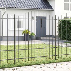 Zahradní plot WOERDEN 2 ks 170 x 215 cm Práškově lakovaná ocel 3360098