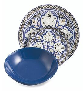 18dílná sada talířů z porcelánu a kameniny VDE Tivoli 1996 Marocco
