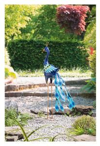 LIVARNO home Kovový dekorativní pták (páv (stažený ocas)) (100371957003)