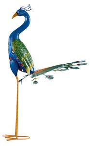 LIVARNO home Kovový dekorativní pták (páv (roztažený ocas)) (100371957001)