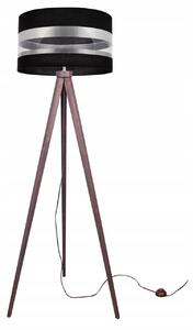 Podlahová lampa INTENSE CHROME, 1x textilní stínítko (výběr z 6 barev), (výběr z 5 barev konstrukce), (fi 35cm)