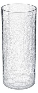 Skleněná váza, motiv praskání, Atmosphera créateur d'intérieur, 30 cm