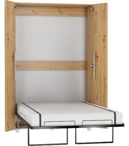 Sklápěcí postel 120 Todd (dub artisan) (vertikální)