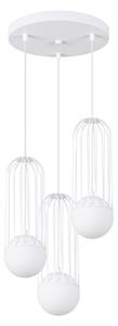 Sollux Lighting Závěsné svítidlo BRINA 3P bílé
