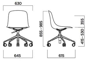 Infiniti designové židle Pure Loop On Wheels