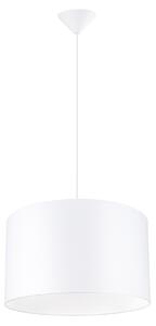 Závěsné svítidlo Nova, 1x bílé textilní stínítko, (fi 40 cm)