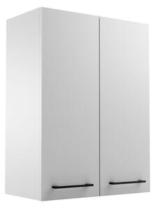 Závěsná koupelnová skříňka LAURA, 60x80x30, bílá