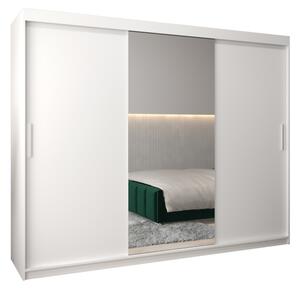 Šatní skříň MORI 3, 250x200x62, bílá