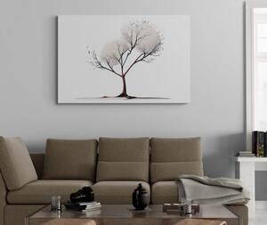 Obraz minimalistický strom bez listí - 60x40