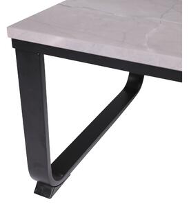 Konferenční stolek THEODORIC šedá/černá
