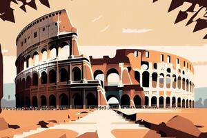 Obraz koloseum v Římě - 90x60