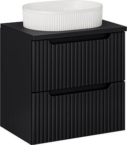 Sada skříňka Comad Nova Black NOVA BLACK D2 82-60-2S, umyvadlo Comad Beyond BEYOND 5 WHITE ( E-6564 ), NOVA BLACK B 89-60