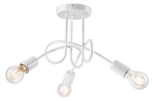 Bílé závěsné svítidlo pro 3 žárovky LAMKUR Camilla