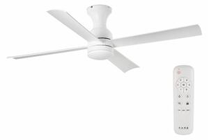 FARO 33756 - LED Stropní ventilátor FRASER LED/16W/230V bílá pr. 120 cm + DO