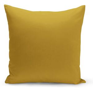 Tmavě žlutý dekorativní polštář Kate Louise Lisa, 43 x 43 cm