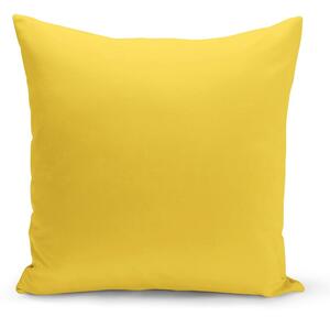 Žlutý dekorativní povlak na polštář Kate Louise Lisa, 43 x 43 cm
