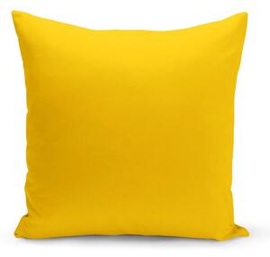 Žlutý dekorativní povlak na polštář Kate Louise Lisa, 43 x 43 cm