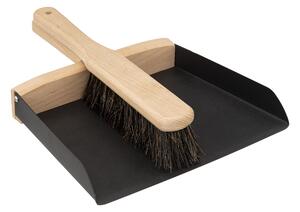 Smetáček s lopatkou ECO, dřevěná rukojeť, kokosové štětiny