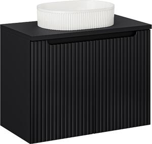 Sada skříňka Comad Nova Black NOVA BLACK D2 82-80-2D, umyvadlo Comad Beyond 5 BEYOND 5 WHITE ( E-6564 ), NOVA BLACK B 89-80