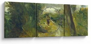 Obraz - Auguste Renoir, Landscape between Storms, reprodukce (s hodinami) (90x30 cm)