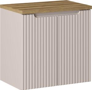 Sada skříňka Comad Nova Cashmere NOVA CASHMERE 82-60-2D, deska Comad Nova Oak NOVA OAK A 89-60
