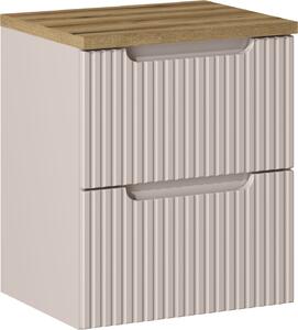 Sada skříňka Comad Nova Cashmere NOVACASHMERE 82-50-2S, deska Comad Nova Oak NOVA OAK A 89-50