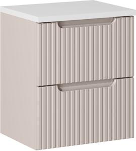 Sada skříňka Comad Nova Cashmere NOVACASHMERE 82-50-2S, deska Comad Nova White NOVA WHITE 89-50