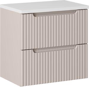 Sada skříňka Comad Nova Cashmere NOVA CASHMERE 82-60-2S, deska Comad Nova White NOVA WHITE 89-60