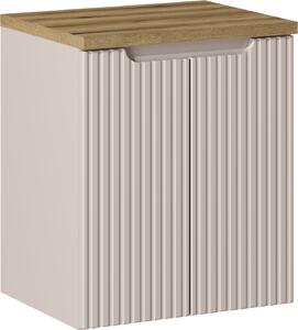 Sada skříňka Comad Nova Cashmere NOVA CASHMERE 82-50-2D, deska Comad Nova Oak NOVA OAK A 89-50
