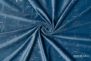 Mendola Závěs s kruhy Scento, 140 x 260 cm, Modrá