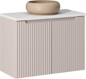 Sada skříňka Comad Nova Cashmere NOVA CASHMERE 82-80-2D, umyvadlo Comad Wiki UN-WIKI-MC, NOVA WHITE 89-80