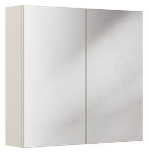 Comad Bella Cashmere skříňka 80x19x75 cm se zrcadlem béžová CASHMERE UN 84-80-2D