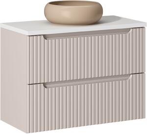 Sada skříňka Comad Nova Cashmere NOVA CASHMERE 82-80-2S, umyvadlo Comad Wiki UN-WIKI-MC, NOVA WHITE 89-80