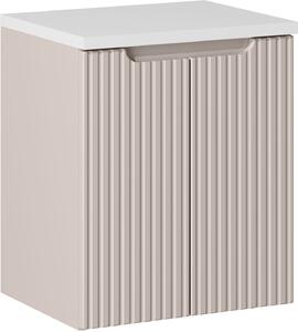 Sada skříňka Comad Nova Cashmere NOVA CASHMERE 82-50-2D, deska Comad Nova White NOVA WHITE 89-50