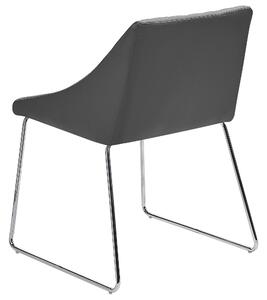 Sada 2 šedých židlí do jídelny ARCATA