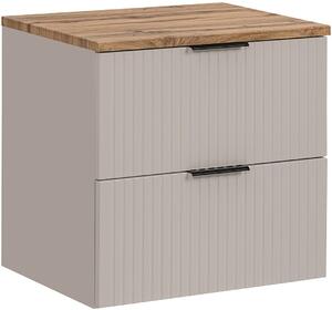 Sada skříňka Comad Adel Cashmere ADEL CASHMERE 82-60-2S, deska na skříňku Comad Adel Oak BLAT UN. 89-60-B WOTAN