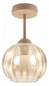 BRILAGI - LED Přisazený lustr R GLASS 1xE27/60W/230V pr. 18cm béžová/kouř béžová