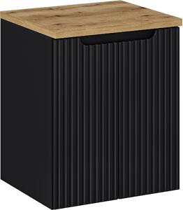 Sada skříňka Comad Nova Black NOVA BLACK D2 82-50-2D, deska Comad Nova Oak NOVA OAK A 89-50