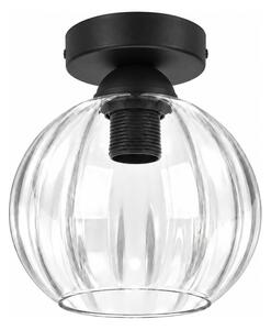 BRILAGI - LED Stropní svítidlo RETRO GLASS 1xE27/60W/230V pr. 18 cm černá/čirá