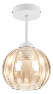 BRILAGI - LED Přisazený lustr R GLASS 1xE27/60W/230V pr. 18cm bílá/kouř béžová