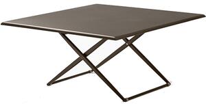 Fast Hliníkový výškově nastavitelný jídelní stůl Zebra, Fast, čtvercový 140x140x45/67/74 cm, lakovaný hliník barva dle vzorníku