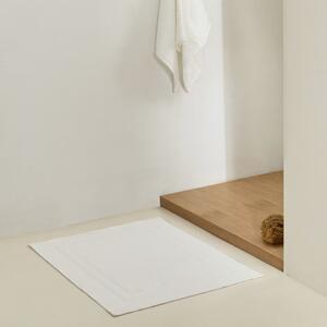 Bílá bavlněná koupelnová předložka Kave Home Yanay 50 x 70 cm