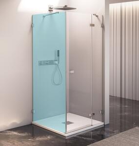 FORTIS EDGE sprchové dveře bez profilu 900mm, čiré sklo, pravé