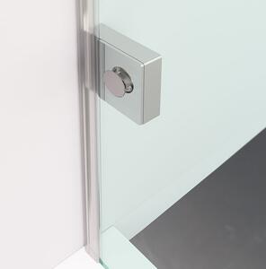 Polysan, FORTIS EDGE sprchové dveře do niky 900mm, čiré sklo, levé, FL1690L