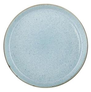 Bledě modrý kameninový mělký talíř Bitz Mensa, průměr 27 cm