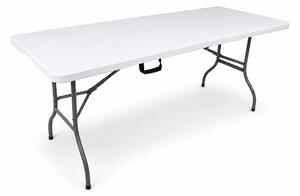 Aga Zahradní skládací stůl 180x74x74 cm Bílý