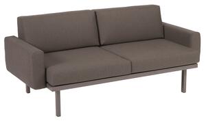 Karasek Sofa 2-místné s polstrovanými područkami Sylt, Karasek, 174x84 cm, rám lakovaný hliník carbon, sedáky Sunbrella dle vzorníku