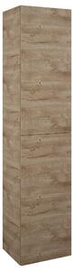 Roca Extra skříňka 40x35.2x180 cm boční závěsná dub A857956808